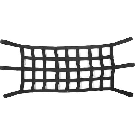 Filet de coffre de voiture pour ranger bagages, maille extensible, organiseur de chargement pour Jeep Wrangler TJ JK 1997-2017 (1/5)