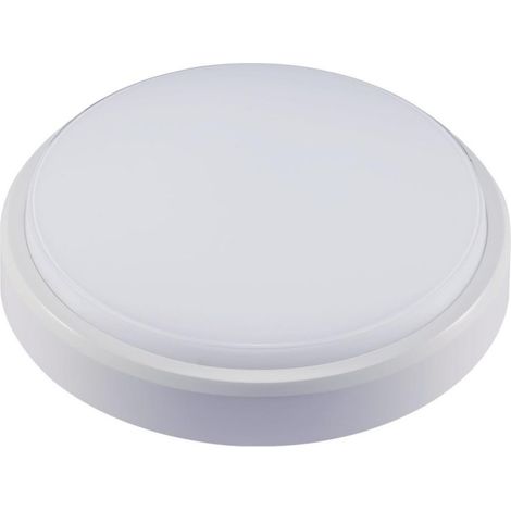 Lámpara LED montaje ronda 10W 4000K IP54 blanco