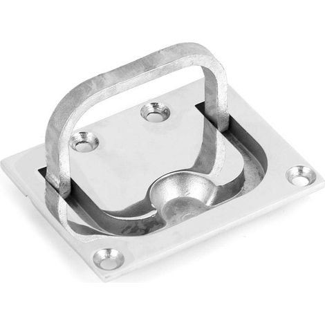 Flush Poignée De Levage, 316 En Acier Inoxydable Trappe Poignée Carrée Tirer Pliable Marine Flush Anneau De Levage Bateau Accessoires.