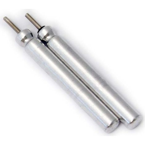 vhbw 2x Batería no recargable (varilla) tipo CR322, CR435, BR435, CR311 compatible con LED, flotadores, pesca, boyas (50 mAh, 3 V, litio)