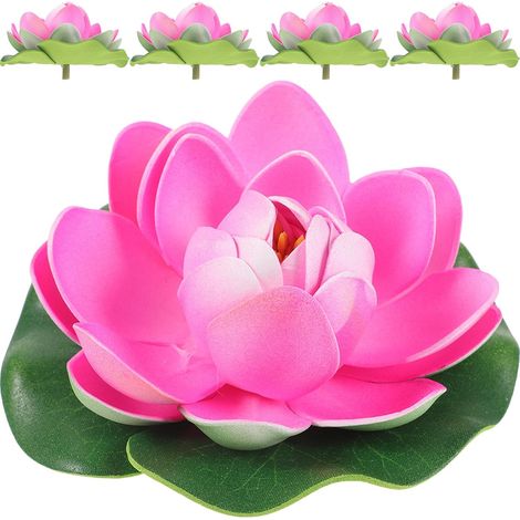 de lotus artificielles flottantes Healeved imperméables et