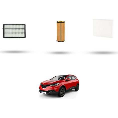 Kit tagliando 3 filtri compatibile con Renault Kadjar (HFE) 1.5 Blue dCi 115 85Kw dal 2018 (1/4)