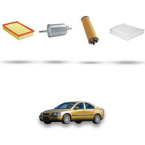 Kit tagliando 4 filtri compatibile con Volvo S60 2.4 125Kw dal 2000 al 2010 (1/5)