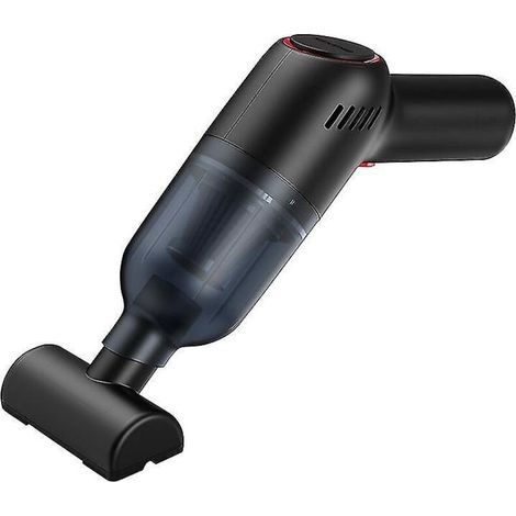 Aspiradora eléctrica inalámbrica Crezuo para pelo de mascotas, color negro.