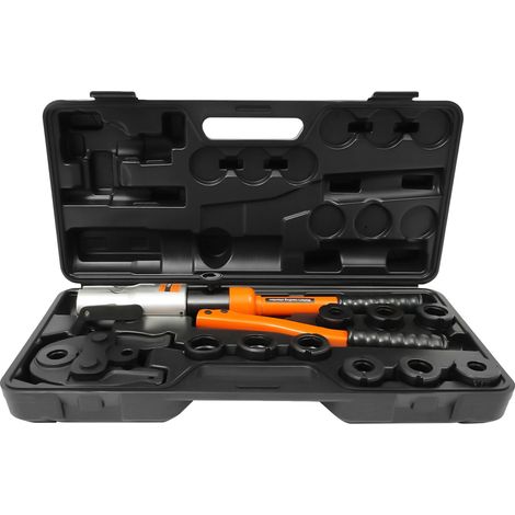 Pince à sertir hydraulique, conception durable, fonctionnement polyvalent, Orange (1/2)