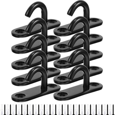 Stainless Steel Hook, 10 Pieces Ceiling Hook, Stainless Steel Swing Hook for Yoga Hammock