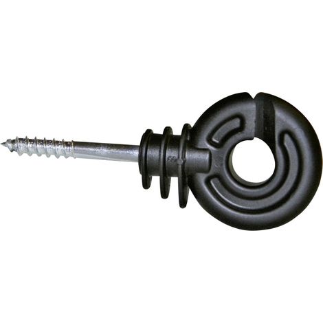 Kerbl Ringisolator kompakt schwarz 25 Stück (1/3)
