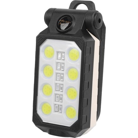 Tragbare COB-Arbeitsleuchte, USB-aufladbar, faltbar, mit Magnet, für Autoreparaturen und Camping (1/5)