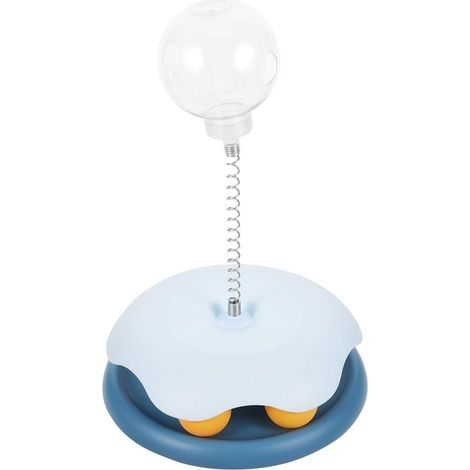 Distributeur De Friandises pour Chats Jouet Teaser à Boule Rotative pour Chat Intérieur Stimule Intelligence Et Activité De Votre Animal Jouet Interactif Amusant (1/5)