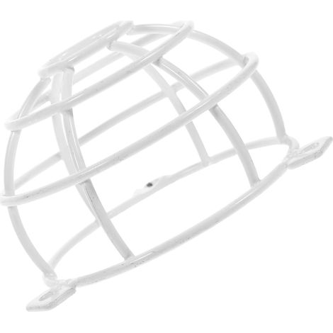 Couvercle Ouverte Cage Détecteur Fer de Plafond, de Argenté (1/5)