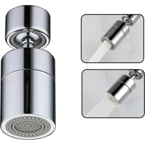 Aérateur de robinet, bouchon de robinet de cuisine, robinet en mousse rotatif à 360° (1/4)