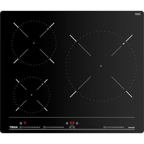 Placa de Inducción 3 Zonas Teka IBC 63010 MSS 60cm Cristal Negro