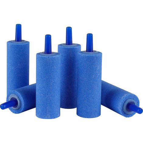 Ausströmersteine – 6er-Set – Blaue Keramik – 5 cm Blasenverteiler – Für Nano-Aquarien und DWC (1/5)