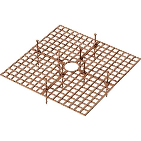 2 Pièces Grille de Protection pour Pot de Fleurs, Grille Protection Plante 30 cm Découpable, Carré brun Grille pour Pot de Fleurs pour Chiens, Chats, Enfants, Animaux de Compagnie (1/5)