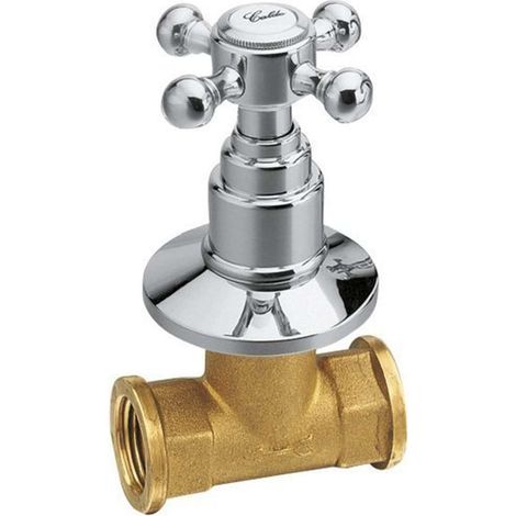 Sapho Antea - Robinet refermable encastré avec corps d'encastrement, froide, chrome 3051C (1/2)