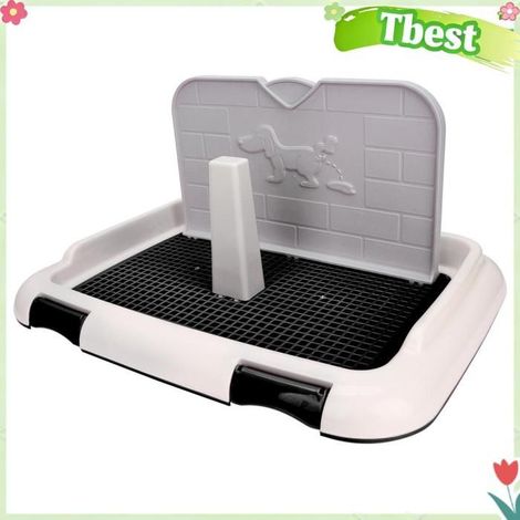Tbest Tapis de toilette pour dressage de chiens Toilette intérieure pour chien, formation pour chiots, animalerie hygiene Noire (1/5)