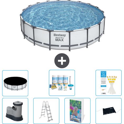 Bestway Steel Pro MAX Rund - 549x122 cm - 8-teilig S632