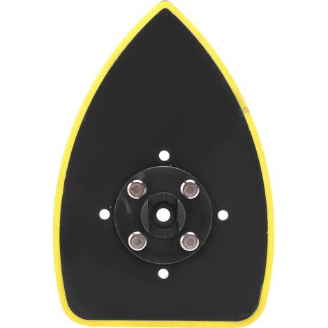 Ortviai Plaque de ponçage triangulaire 90 x 130 mm en ABS pour ponceuse – robuste et ergonomique (1/5)