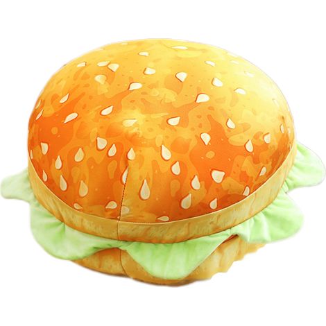 Dekorative, niedliche und flauschige Hamburgerform, ideal (1/4)