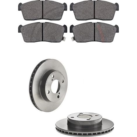 KIT FRENI ANTERIORI compatibile con SUZUKI CELERIO (LF) - DISCHI + PASTIGLIE OEM: P 79 012 / 18498 /SOSTITUZIONE DIRETTA/BASSA POLVERE/SILENZIOSO (1/5)