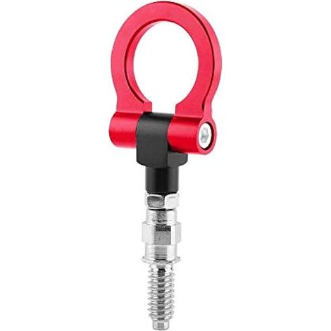 Anneau de Remorquage de Crochet de Remorquage Avant d'Alliage d'Aluminium de Voiture Universelle(rouge) (1/5)