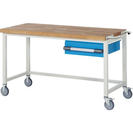 eurokraft pro, Établi mobile série 8000, sur piétement, 1 (1/2)