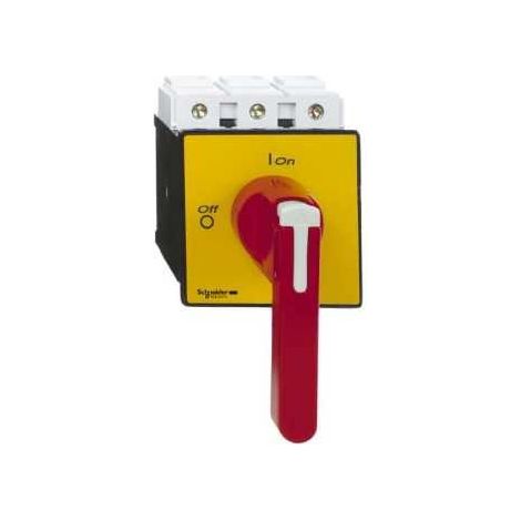 Interrupteur-sectionneur VCF - 3P - 690 V 125 A - crosse rouge cadenassable - VCF5