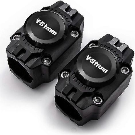 Barres de protection moteur pour Suzuki V-Strom 650, 1000, 1050 XT, DL650, DL1000, DL250 (noir). (1/5)