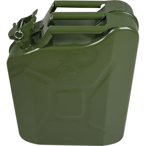 20l steel jerry can for fuel un approved anti rust 214334388 (1/5)