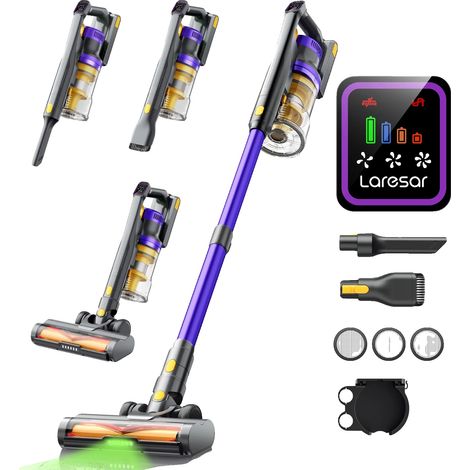 Aspirateur sans fil, filtre HEPA, aspiration puissante, UE (1/5)