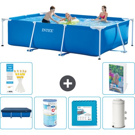 Rechteckiger Frame Pool - 300x200x75 cm - 7-teilig S80