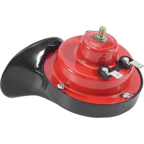 Klaxon électrique universel 300 dB 12 V, type escargot, ultra puissant et étanche, pour moto, voiture, camion, SUV et bateau. (1/5)