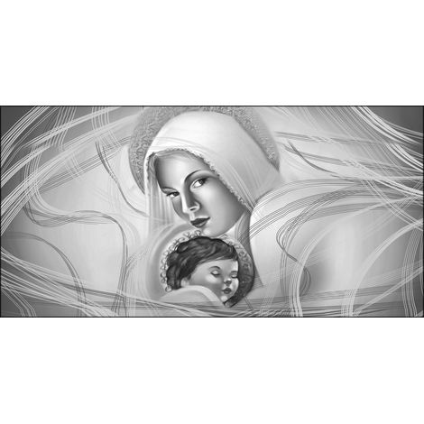 Lupia - Quadro su tela canvas DEEP 100X180 MATERNITY GREY - CLASSIC (1/3)