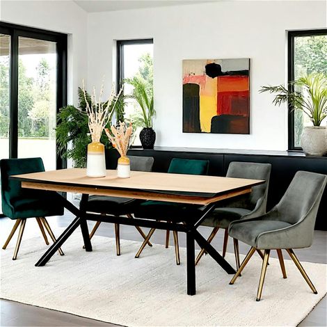 Table extensible en chêne blanc 200-290 cm ZONZA (1/5)