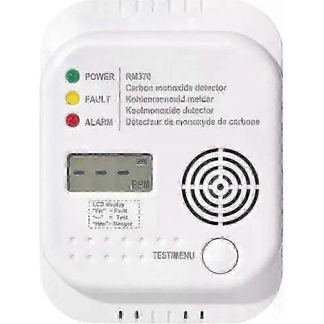 CO Melder Kohlenmonoxid Melder Gasmelder Warnmelder Kohlenmonoxidmelder LCD (1/5)