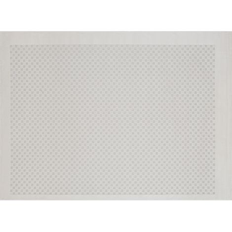 Tapis gris à motifs carreaux 200 x 290 cm MATILA