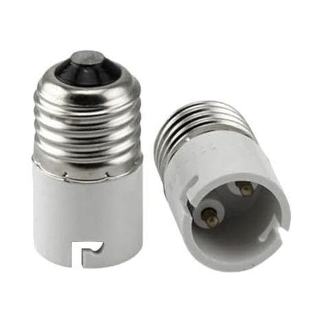 CSPARKV Convertisseur De Douille E27 À B22, Adaptateur De Douille D'ampoule À Vis À Baïonnette, Support D'ampoule Pour LED/CFL Et Ampoules À Incandescence (1/5)