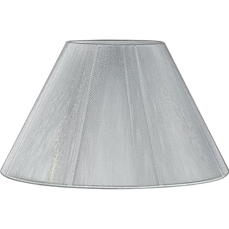 Paralume ORCHESTRA argento in tessuto lampadine E27