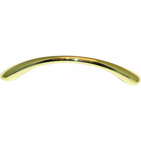 POIGNEE ZAMAK 1/2 LUNE 128MM DORE