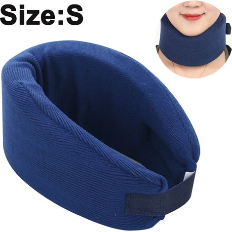 Soporte cervical, diseño ergonómico, para hombres y mujeres, alivia el dolor de cuello, S, azul (1/5)