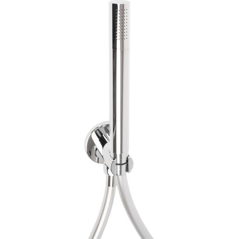 Kit douchette et supports 1 gets rond chrome en laiton mod. set tondo cromo (1/2)