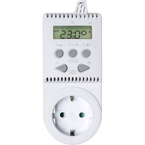 Elektrobock TS20 Thermostat 3680W Weiß, 54 x 137 x 85 mm (1/4)