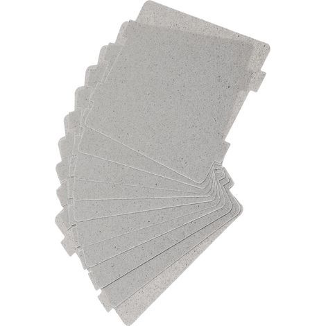 Paquet de 10 feuilles de mica découpables de bouclier de (1/2)