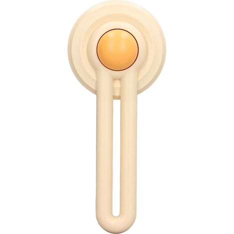 Brosse de toilettage portable autonettoyante pour chats et chiens (jaune)-AquaForge (1/5)