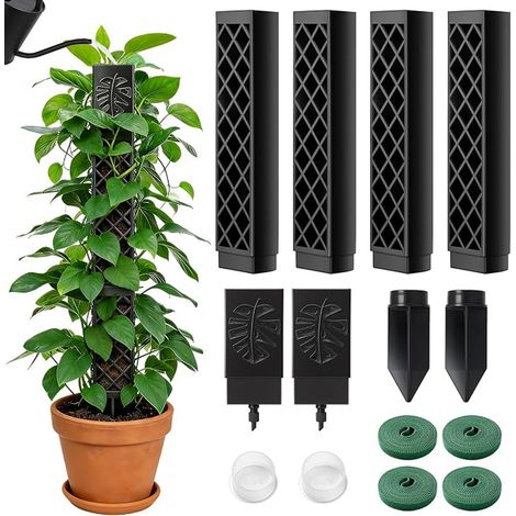 Self-Watering Indoor Plant Stakes, 24.5 cm Stackable Plant Support Stake for Climbing Plants (1/5)
