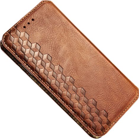 Funda tipo cartera de cuero, con función de soporte y cierre magnético, para iPhone 14 Pro (1/5)