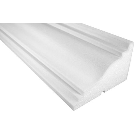 Facciata Cornice EPS PU resistente agli urti 130x210mm KC106: 2 metri / 1 modanatura (1/3)