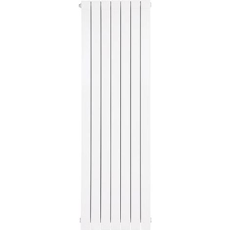 Radiateur Alu Garda S/90 AC avec raccord milieu Type 1200-7, RAL9010 (1/4)