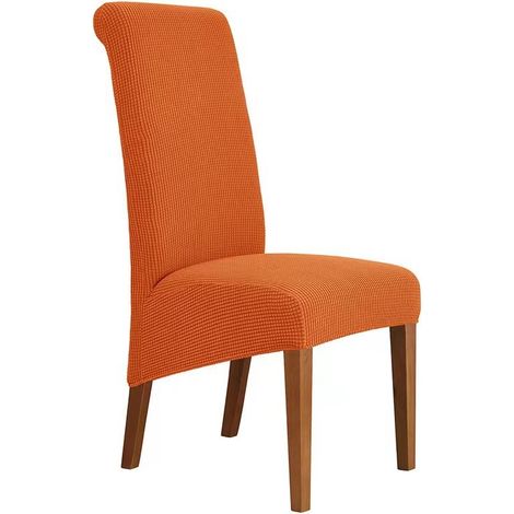 Set mit 4 dehnbaren Jacquard-Stuhlsitzbezügen, abnehmbar und waschbar, für Esszimmer, Küche, Büro, Hotel, Party (1/2)