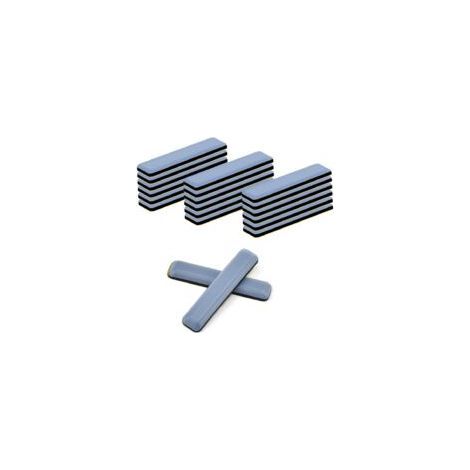 Set mit 24 selbstklebenden Teflon-Gleitern, 70 x 19 mm, Möbelgleiter, quadratische Teflon-Stuhlgleiter für Teppiche, Teflon-Gleiter, Möbelgleiter für Hartböden, Teppichgleiter, PTFE-Gleiter (1/5)